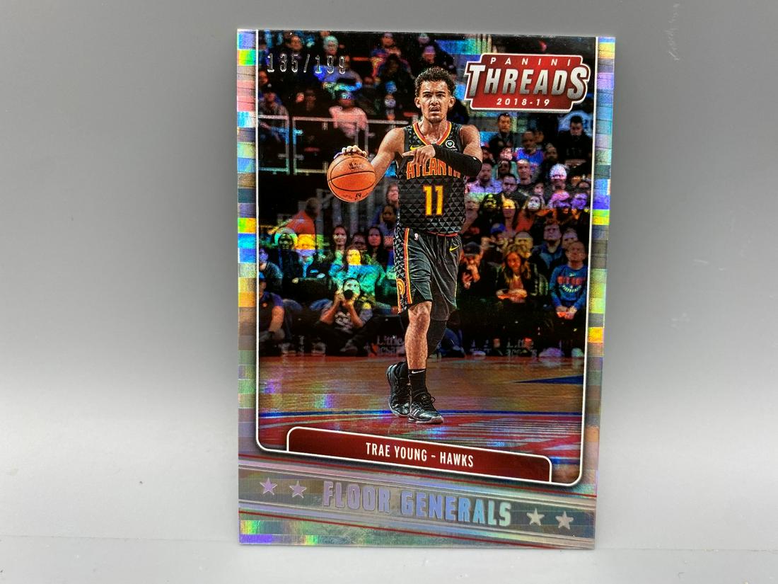 2018-19 Panini Threads Trae Young Floor Generals RC (1 of 3)