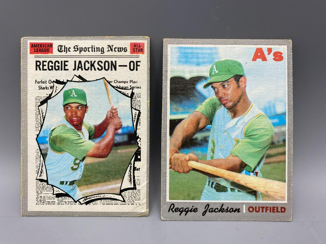 1970 Topps Reggie Jackson #140 & #459 All Star (1 of 2)