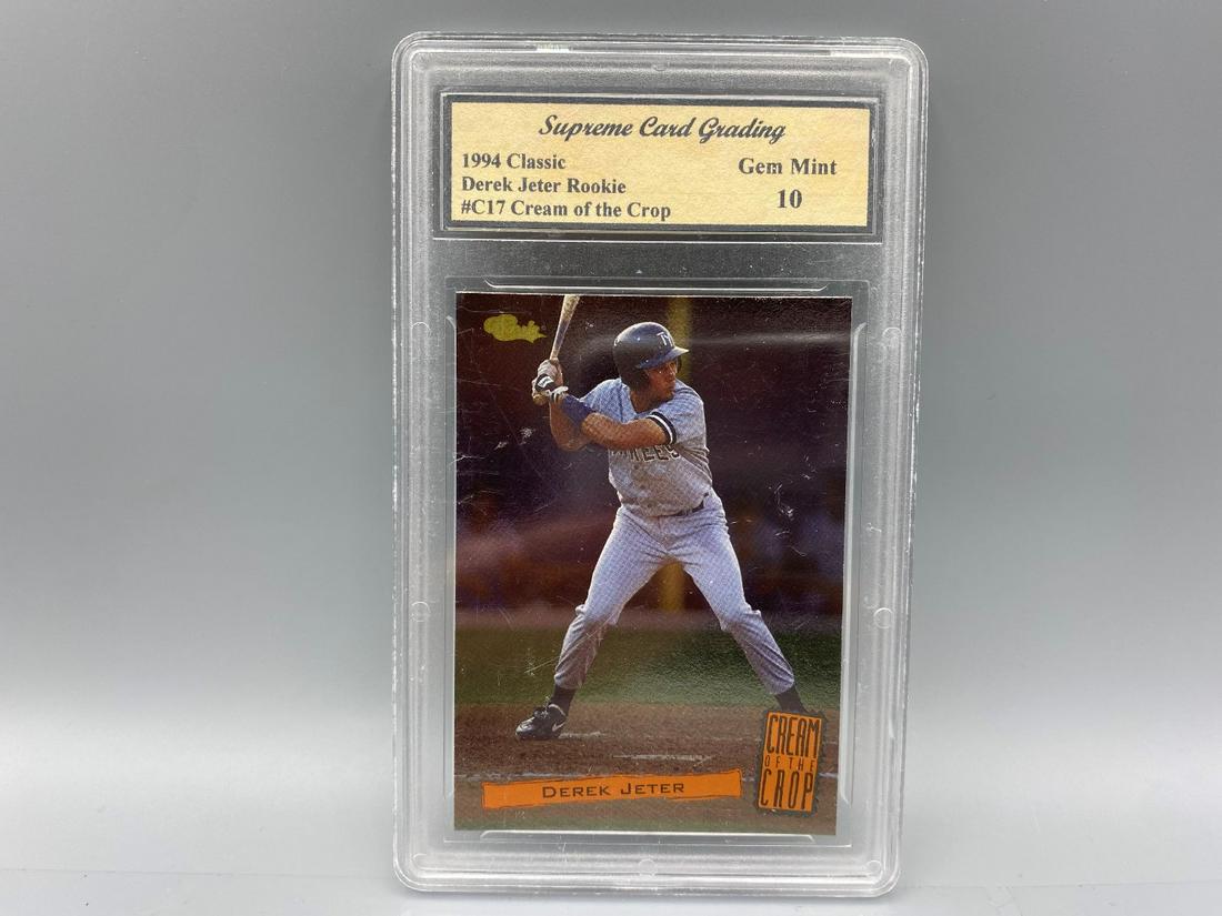 1994 Classic Derek Jeter Cream of the Crop Insert #C17 (1 of 2)