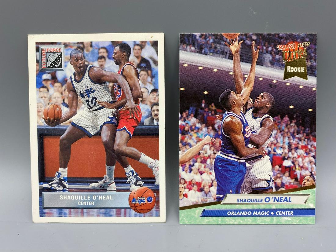 1992-93 Shaquille O'Neal Rookie Lot of 2 - Upper Deck (1 of 3)