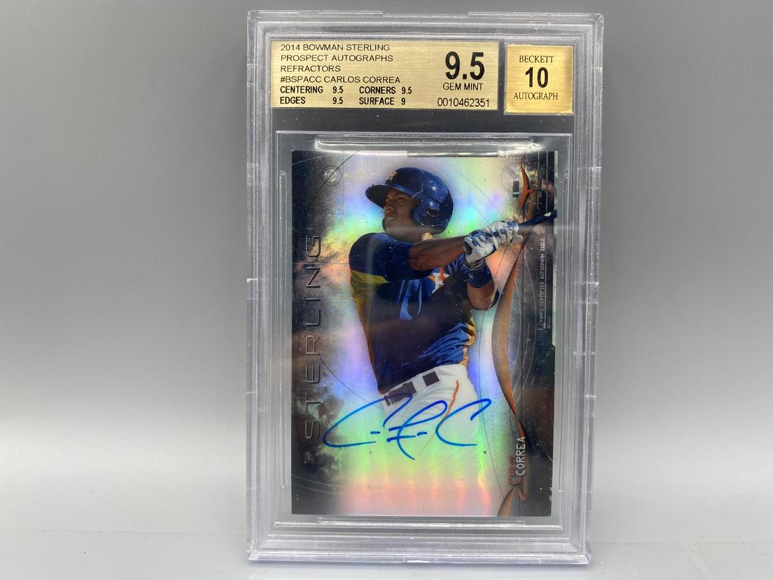 2014 Bowman Sterling Carlos Correa Prospect Autographed (1 of 2)