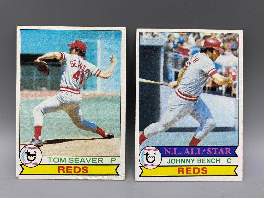 1979 Topps Cincinnati Reds Johnny Bench & Tom Seaver - (1 of 2)