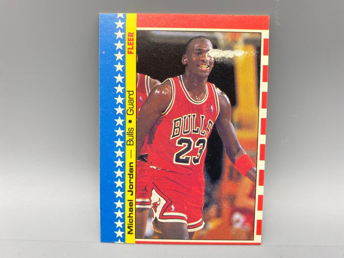1987-88 Fleer Michael Jordan Sticker #2 (1 of 2)