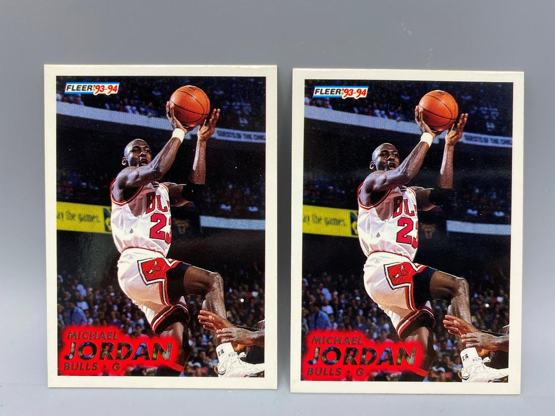 1993-94 Fleer Michael Jordan #28 Lot of 2 (1 of 2)
