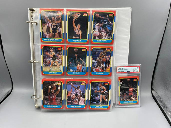 michael jordan box set fleer