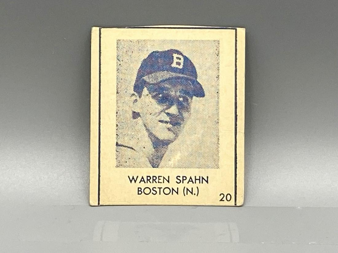 1948 Blue Tint Warren Spahn Rookie - Rare Issue (1 of 2)