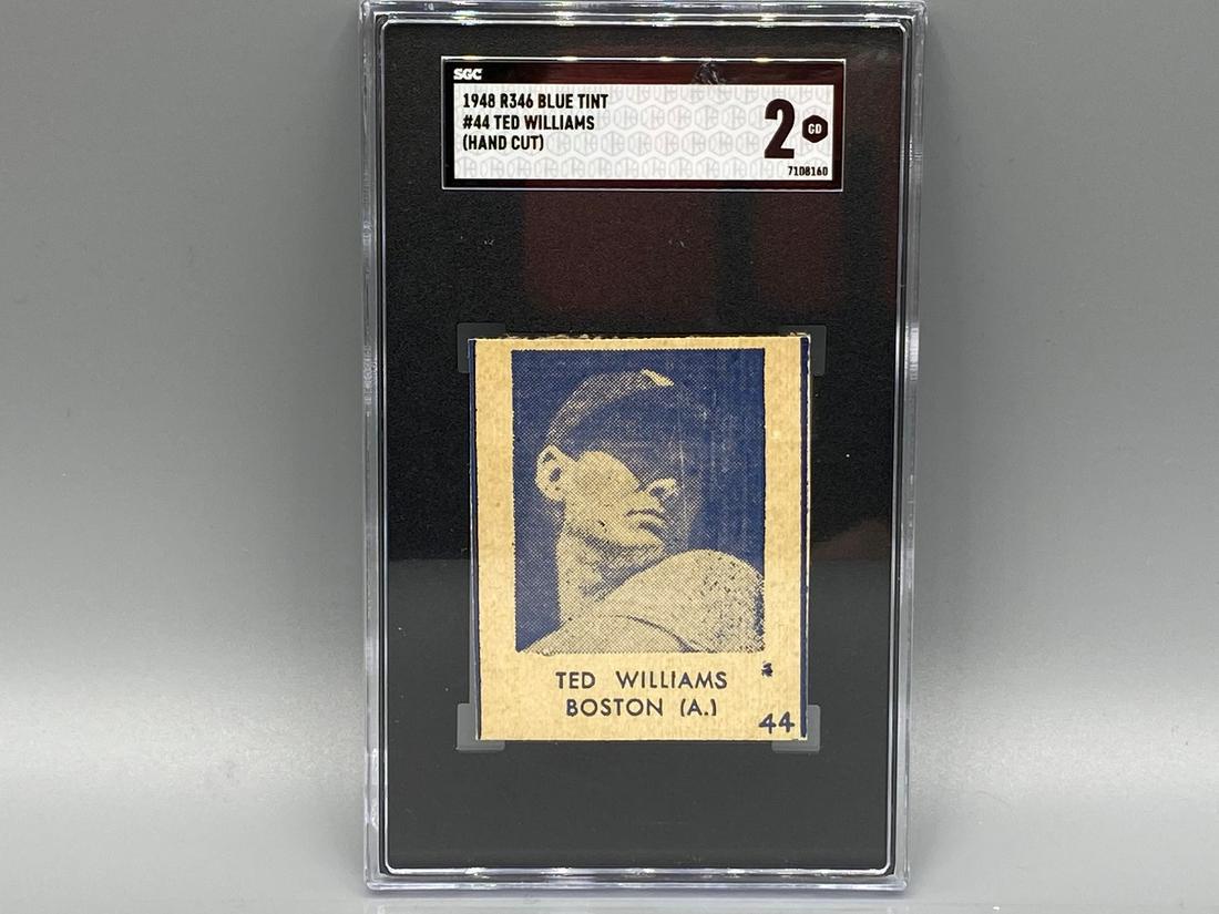 1948 Blue Tint Ted Williams SGC 2 - Rare Issue (1 of 2)