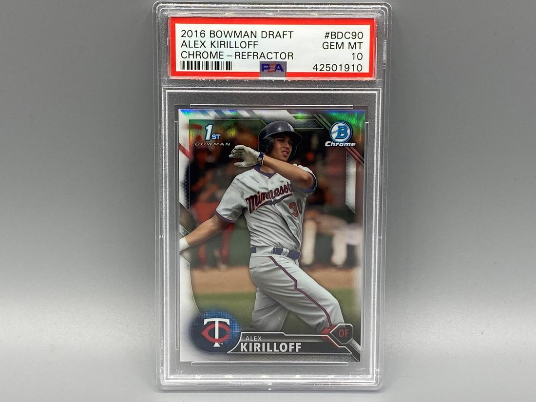 2016 Bowman Draft Alex Kirilloff Chrome - Refractor PSA (1 of 2)