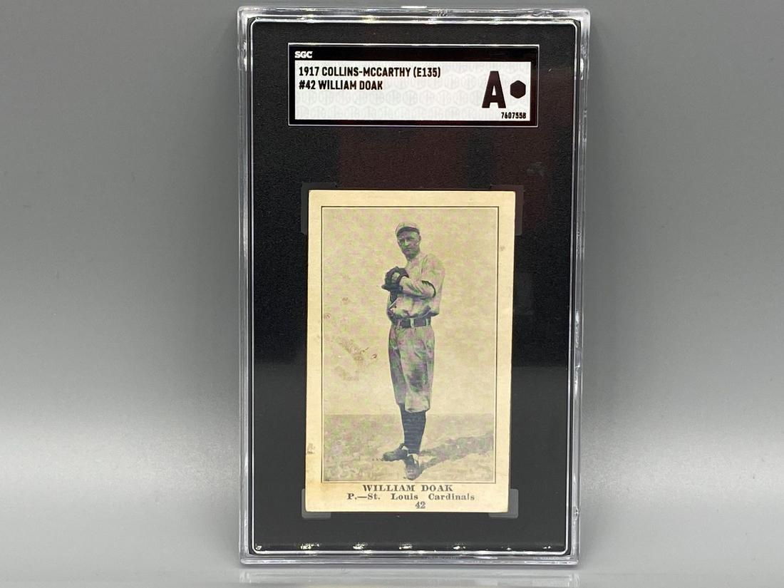 1917 Collins McCarthy William Doak #42 SGC Authentic: 1917 Collins McCarthy William Doak #42 SGC Authentic (1) Of (6) Graded at SGC Rare