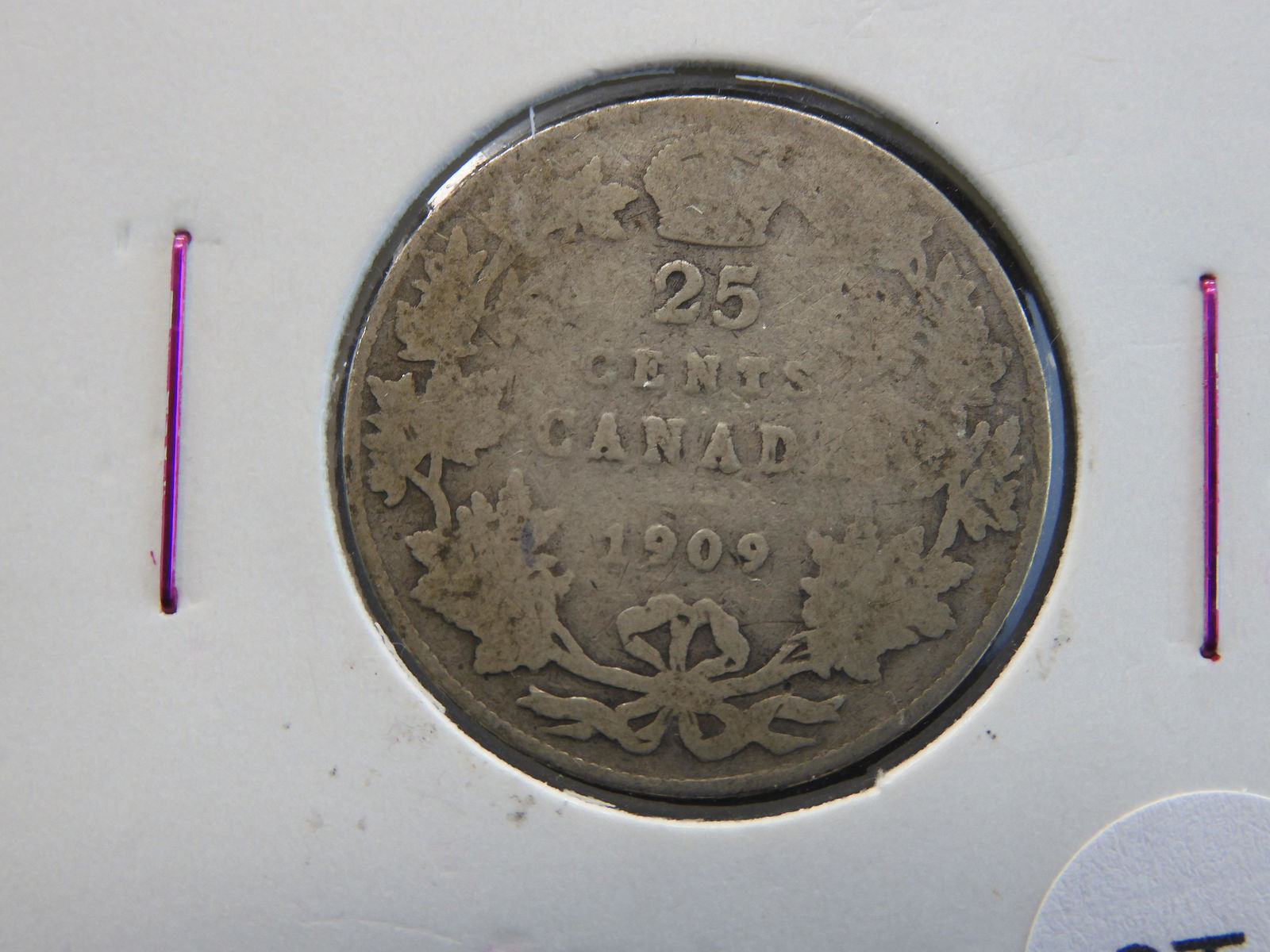 1909 92.5% Silver Canada Half Dollar (1 of 3)