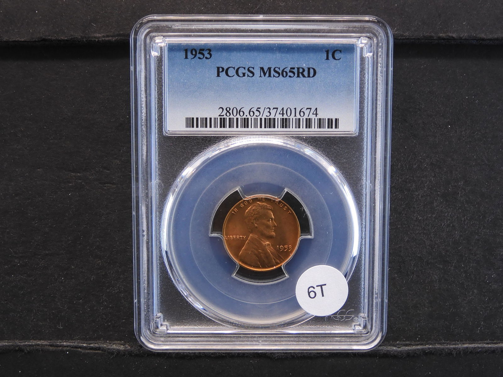 1953 Lincoln Wheat Cent PCGS MS65RD (1 of 4)