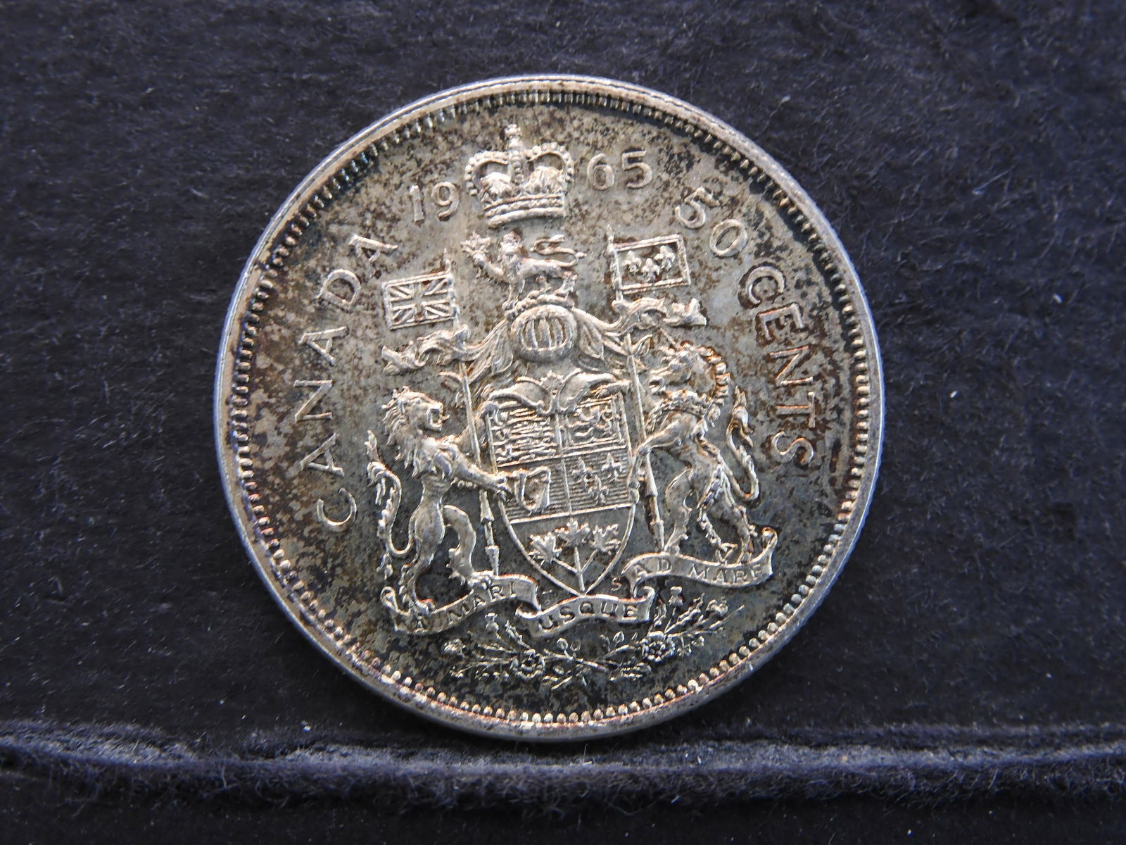 1965 Canada Half Dollar 80% Silver (1 of 2)