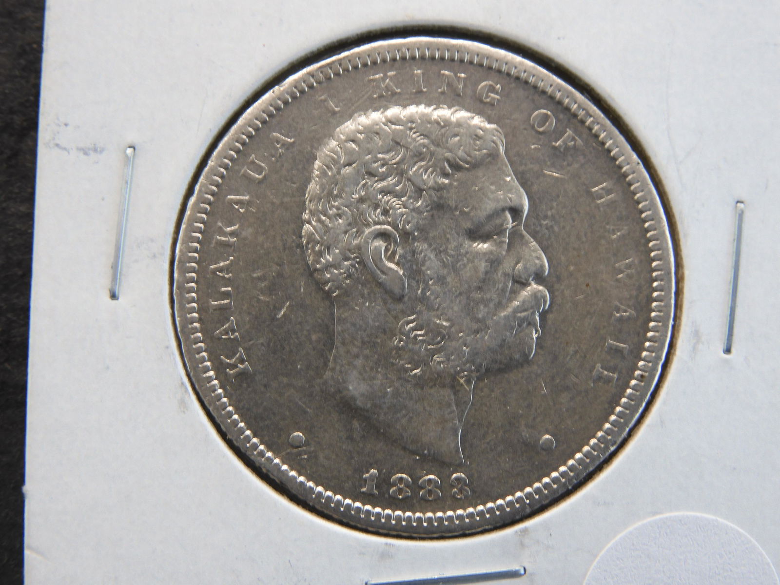 1883 -RARE- Hawaii Half Dollar - Better Grade (1 of 3)