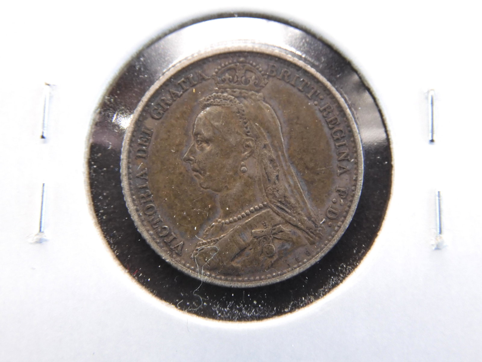 1889 Great Britain Silver 6 Pence. (1 of 3)