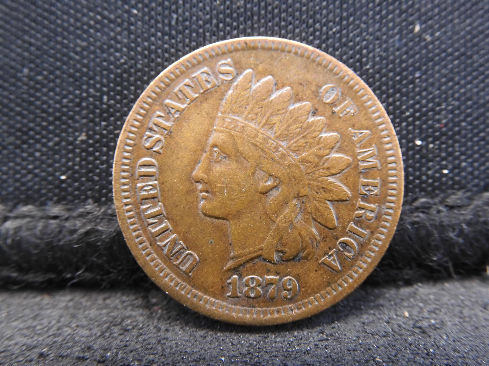 1879 Indian Cent. Strong Liberty, Diamonds Visible (1 of 3)