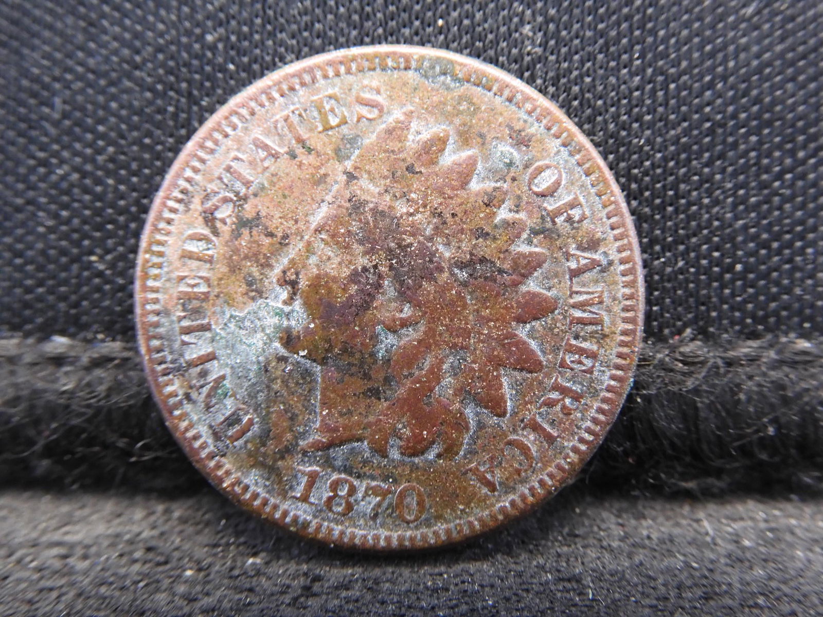 1870 Key Date Indian Head Cent. (1 of 2)