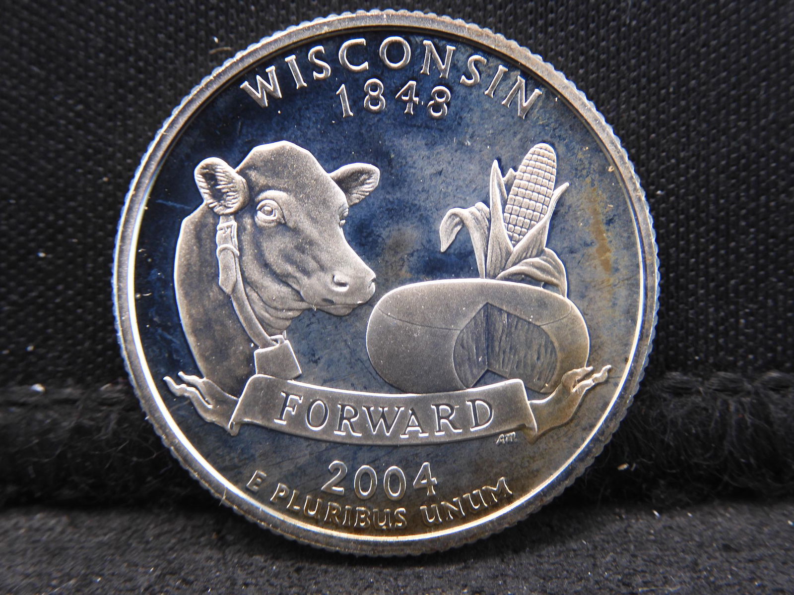 2004-S Wisconsin Commemorative State Quarter 90% Silver (1 of 2)