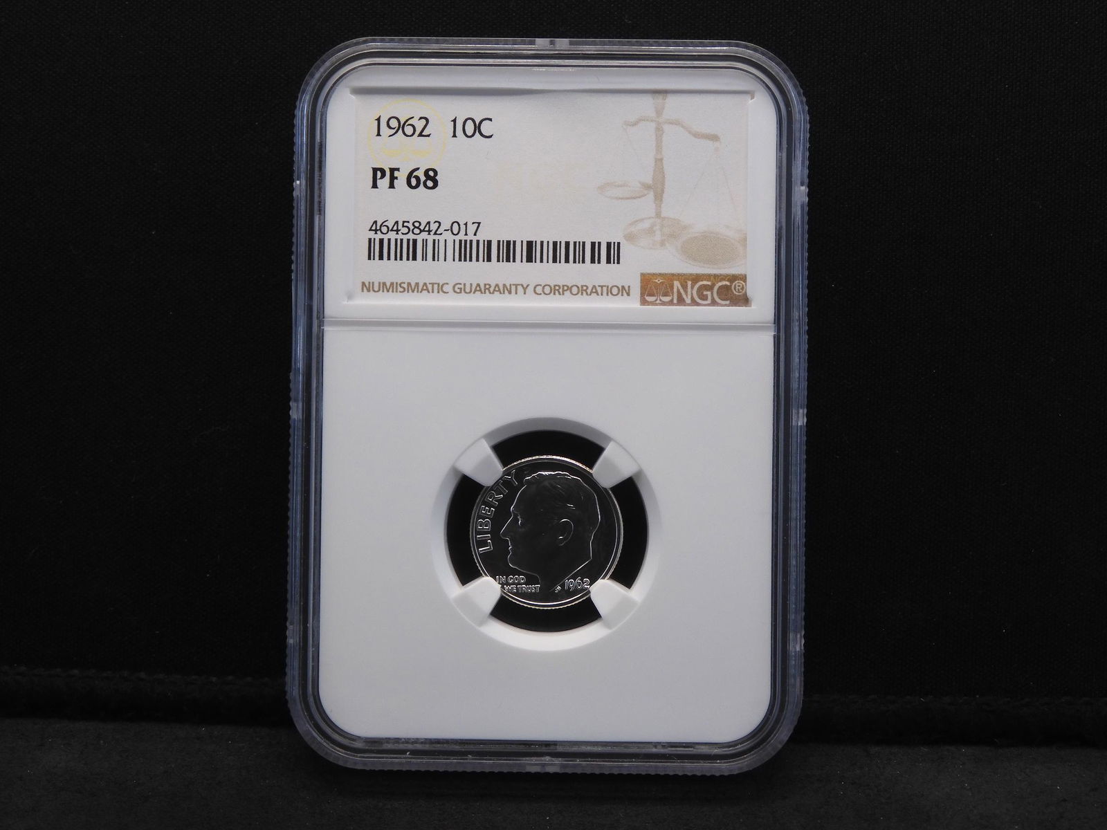 1962 NGC PF68 Roosevelt Silver Dime - Proof! (1 of 4)