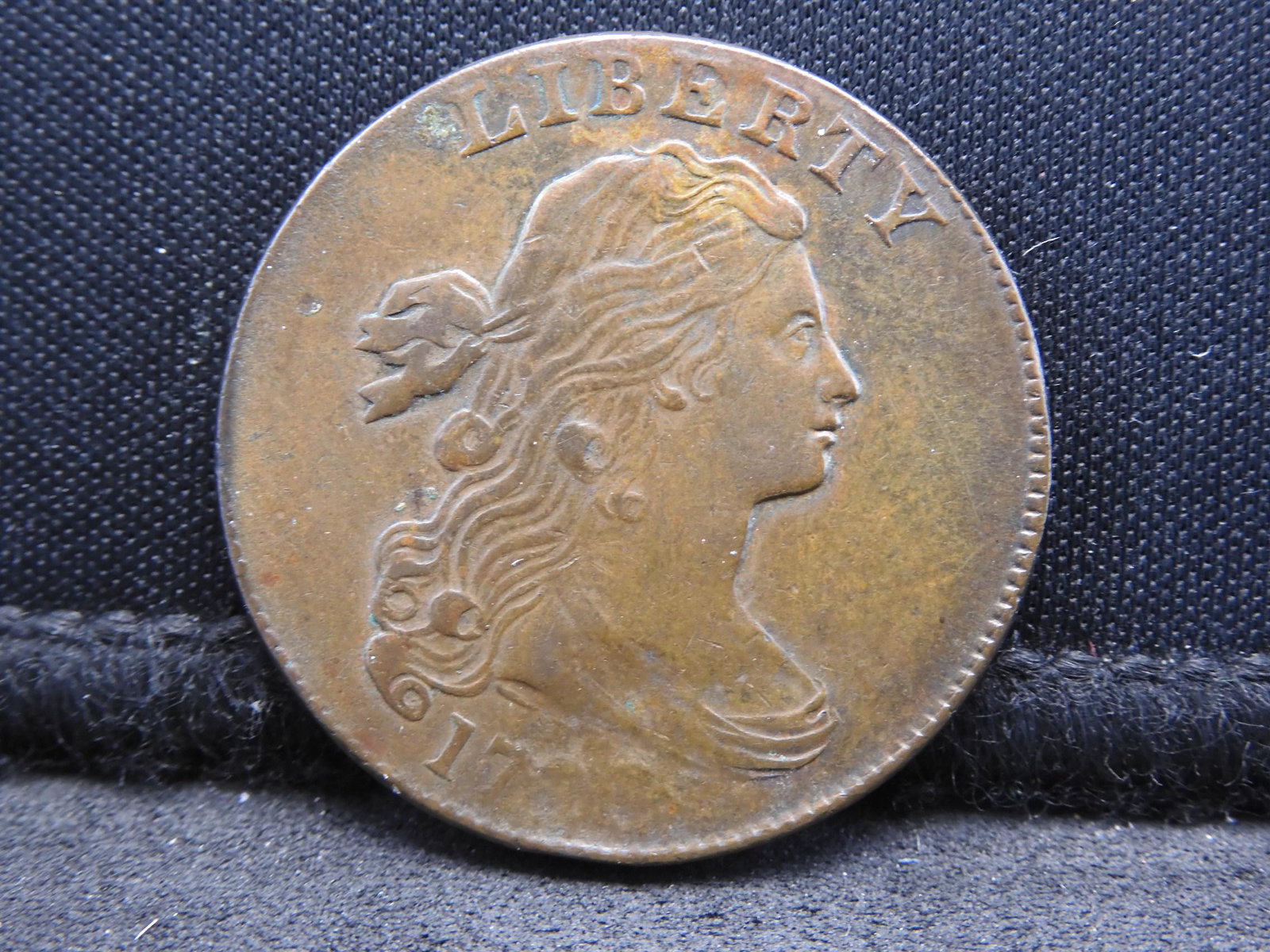 1798 2nd Hair Draped Bust Large Cent - High Grade! (1 of 2)