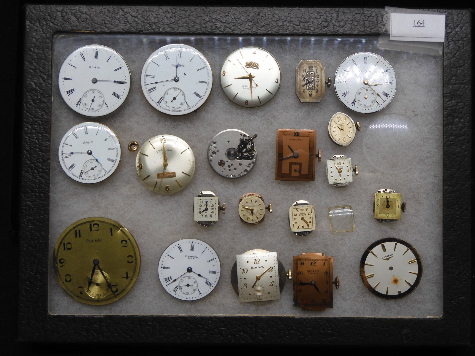 Lot of Watch Works - Range from Elgin, Bulova, Phenix,: Lot of Watch Works - Range from Elgin, Bulova, Phenix, Hamilton, Kelton, Etc.