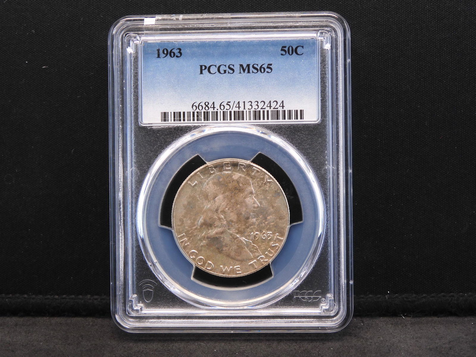 1963 PCGS MS65 Franklin Silver Half Dollar (1 of 4)