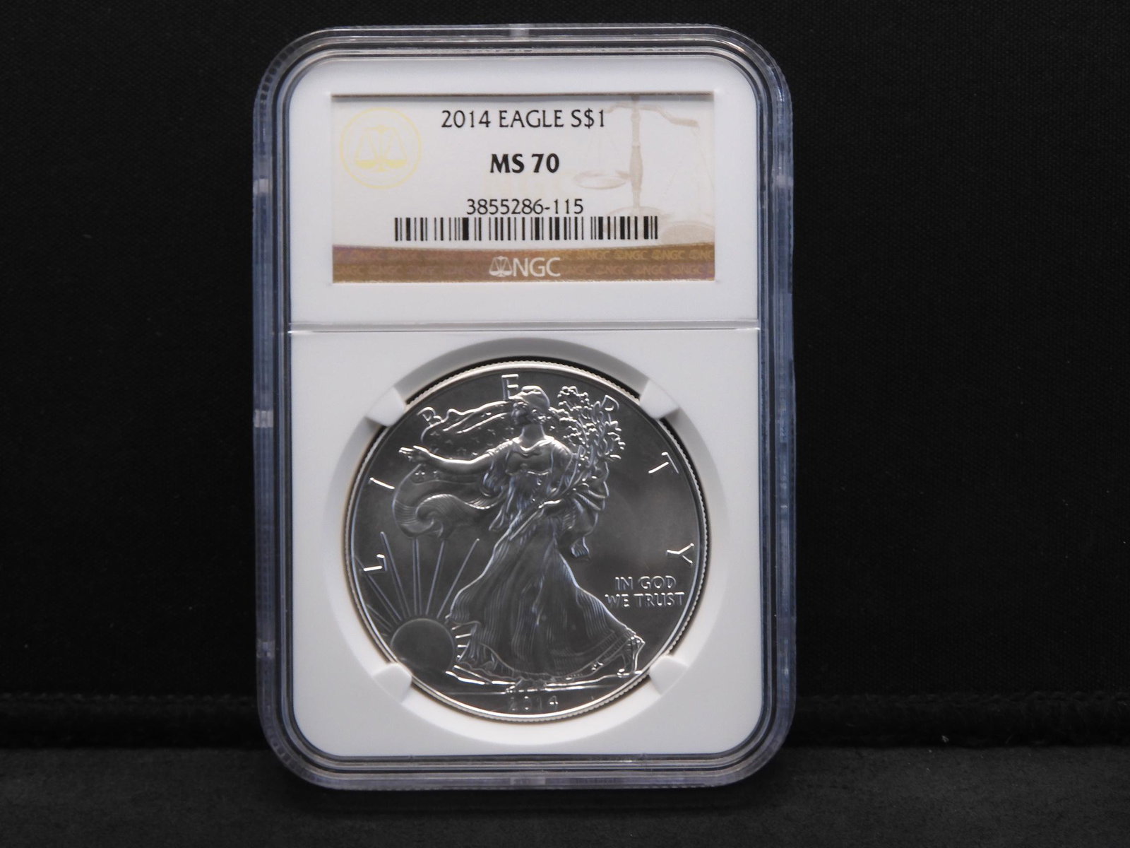 2014 NGC MS70 American Silver Eagle - Perfect Grade! (1 of 4)