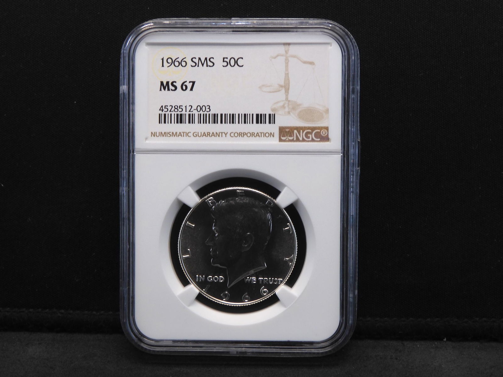 1966 NGC MS67 SMS 40% Silver Kennedy Half Dollar (1 of 4)