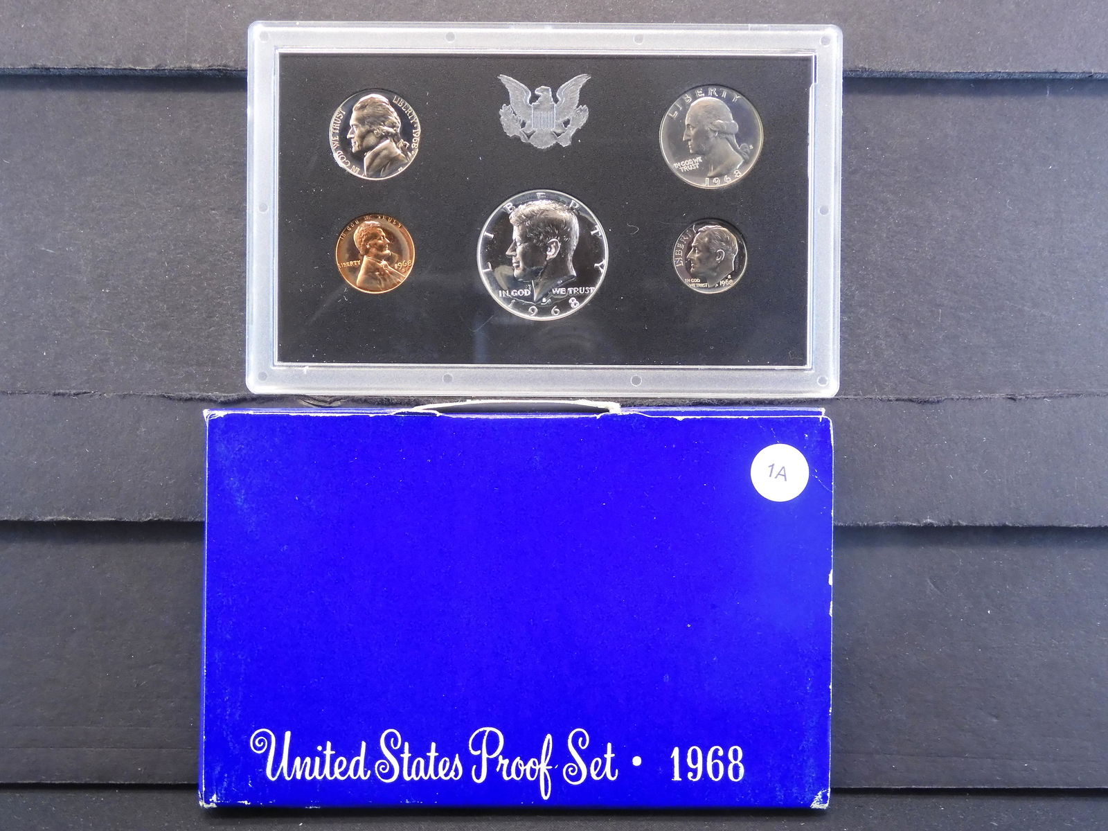 1968-S US Mint proof Set - Contains a 40% silver (1 of 3)