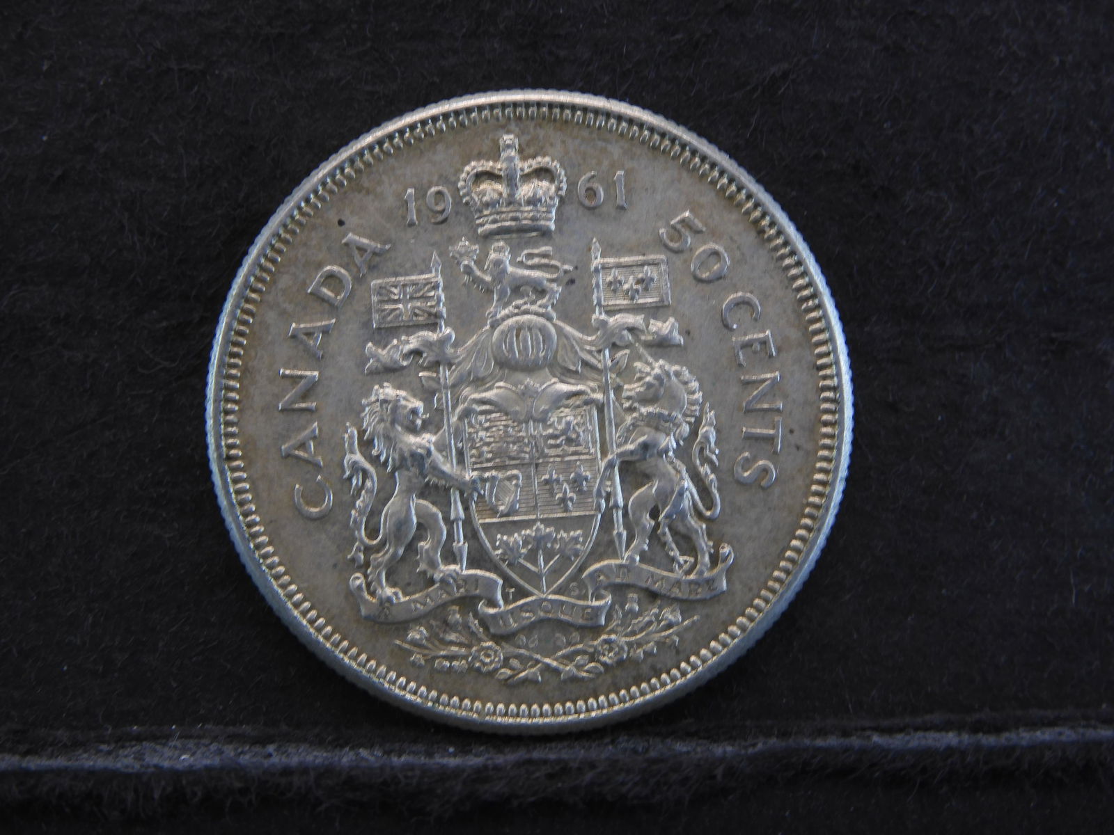 1961 Canadian Half Dollar 80% Silver (1 of 2)