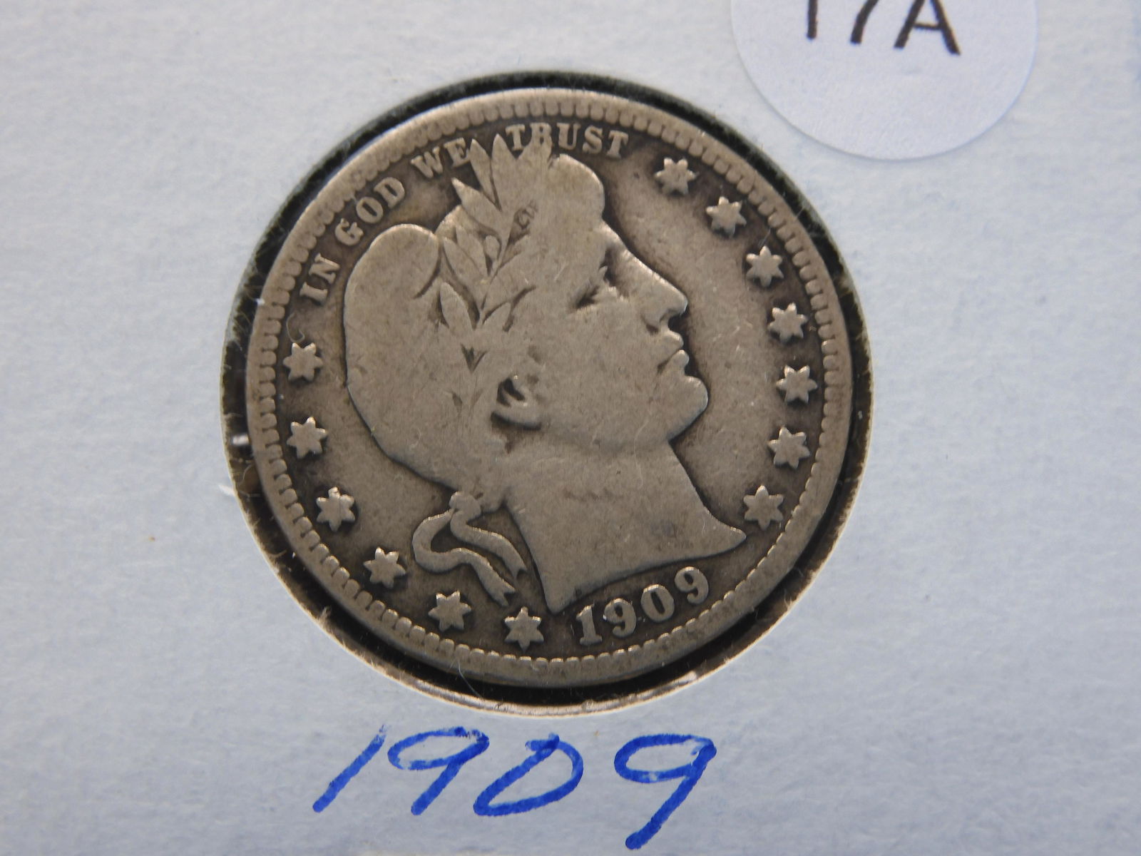 1909 Barber Quarter (1 of 3)