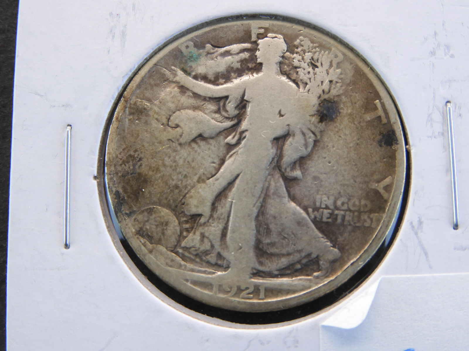 1921-D Walking Liberty Half Dollar KEY DATE (1 of 3)