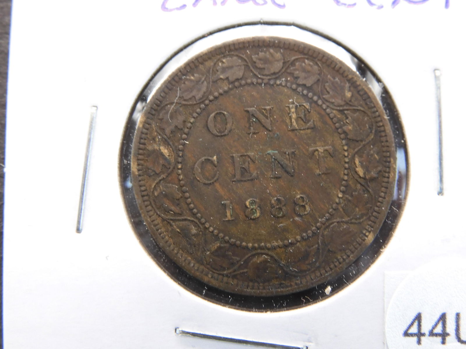1888 High Grade Canadian Large Cent. Nice coin. (1 of 3)