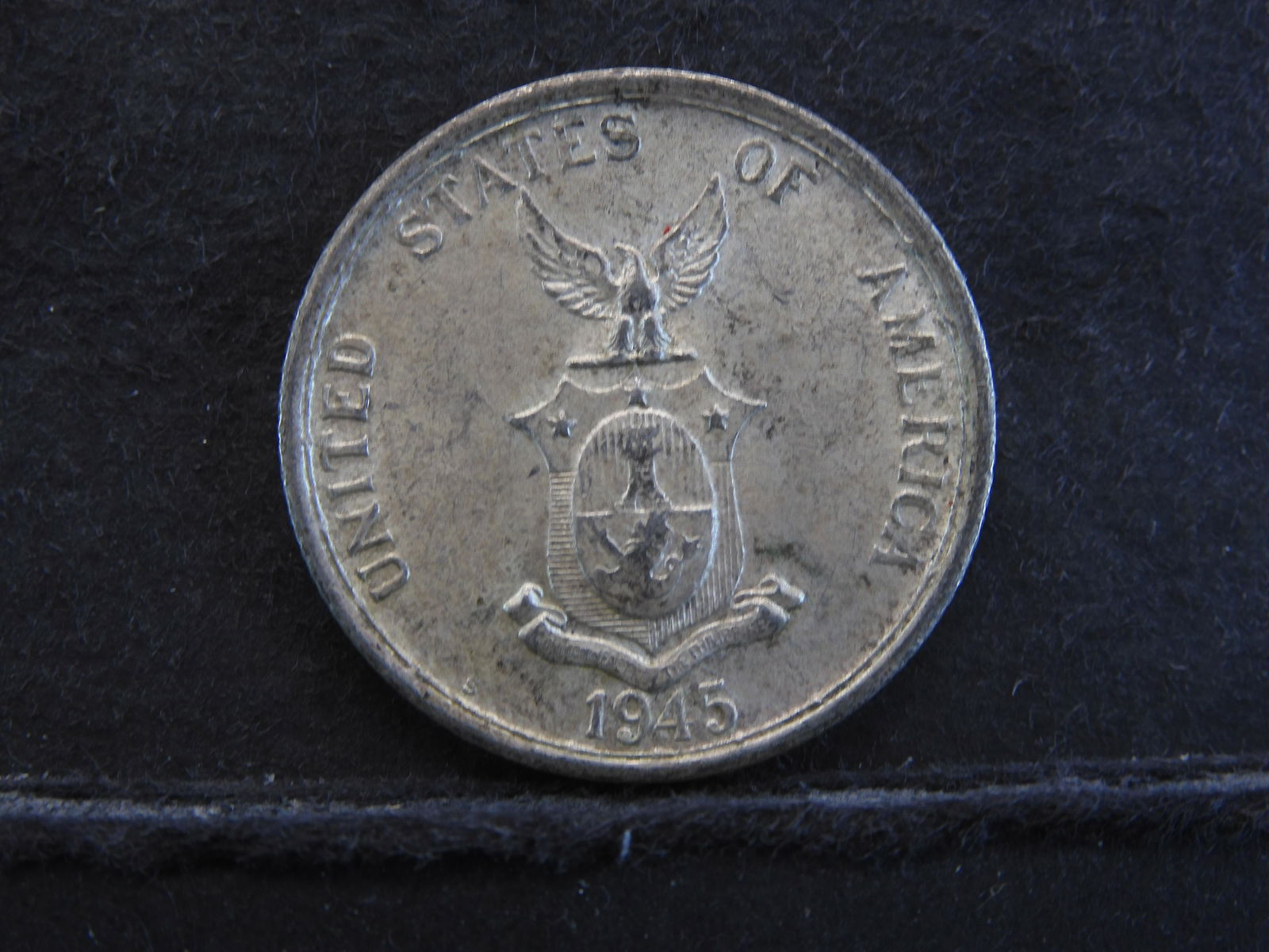 1945-S US Philippines 50 Centavos 75% Silver 10g (1 of 2)