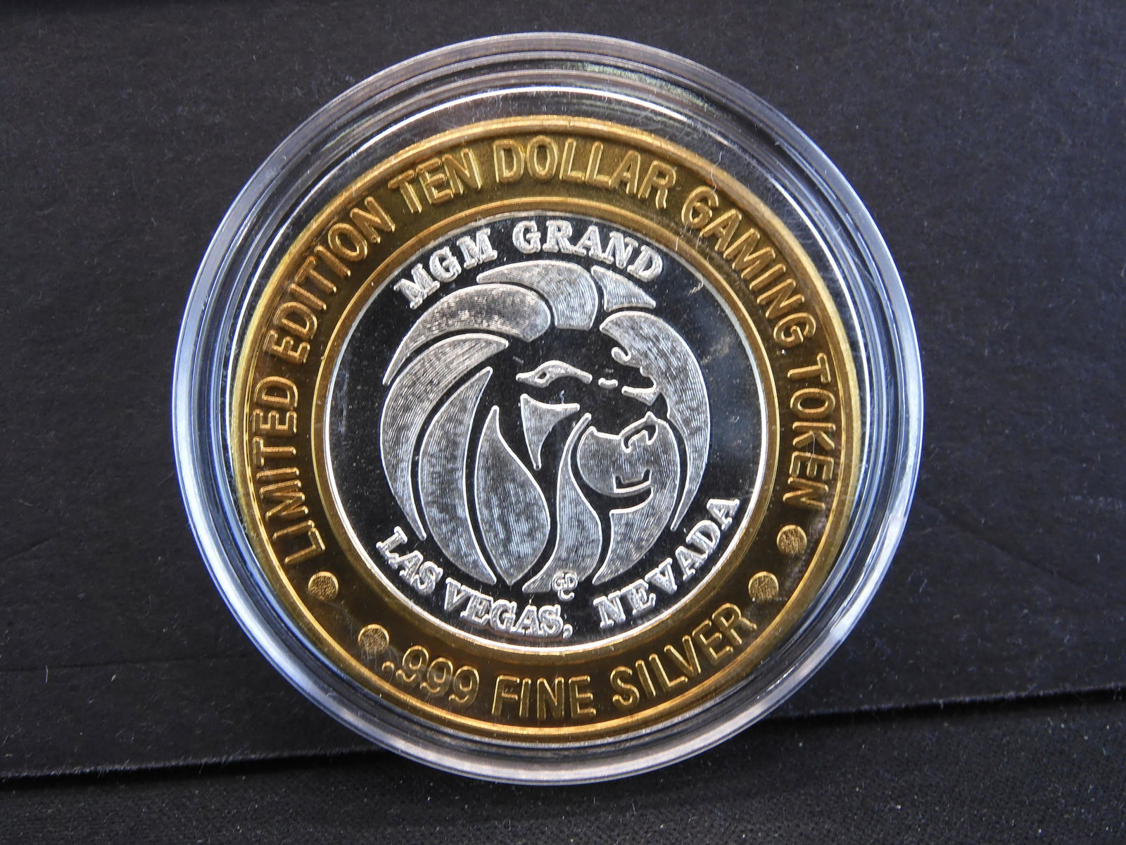 MGM Grand Las Vegas, Nevada -.999 Fine Silver Center- (1 of 2)
