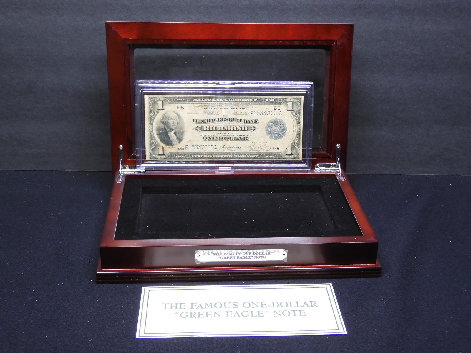 Series 1918 National Currency $1.00 Federal Reserve - (1 of 7)