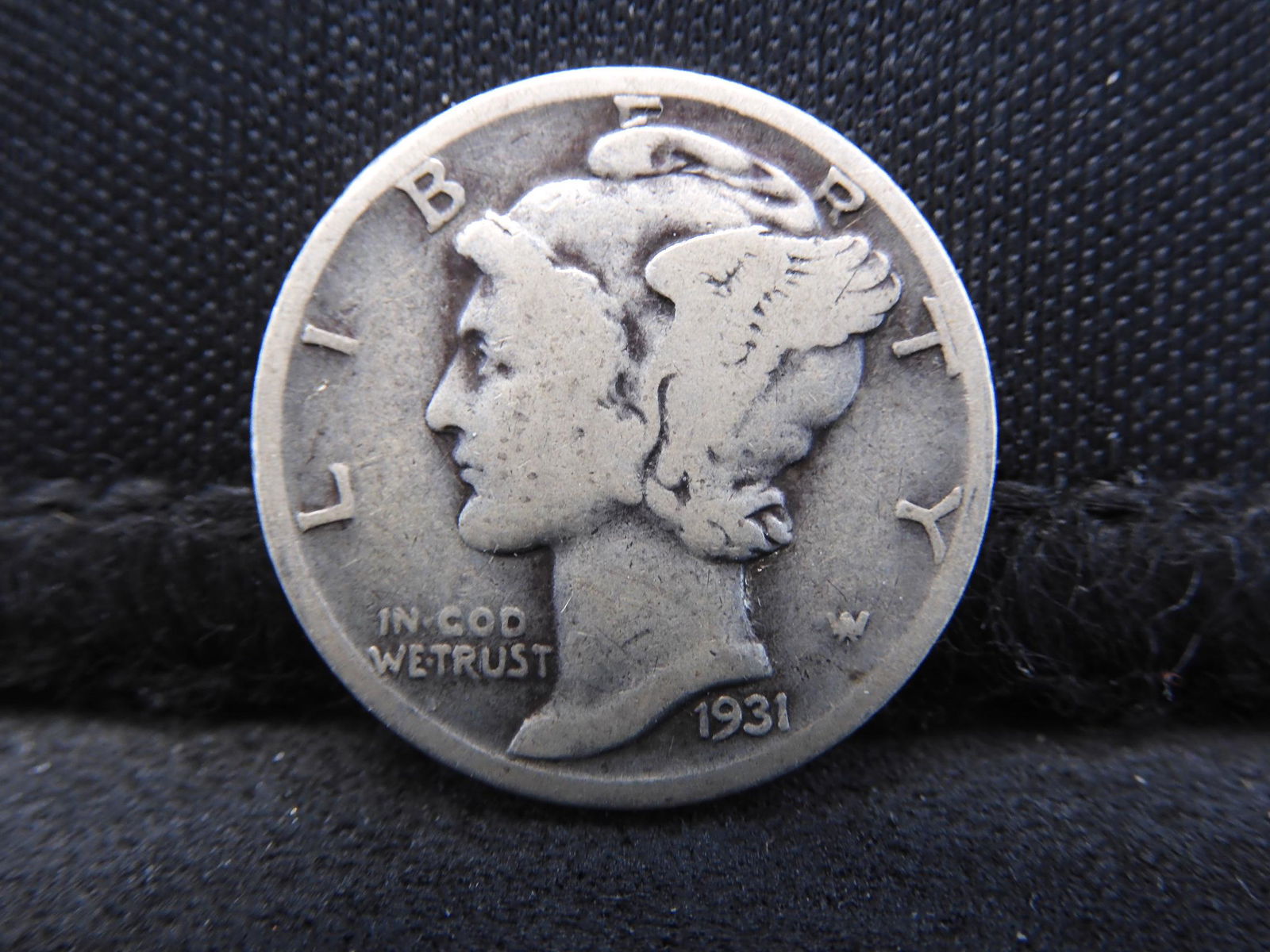 1931-D Mercury Silver Dime - Tough Date! (1 of 2)