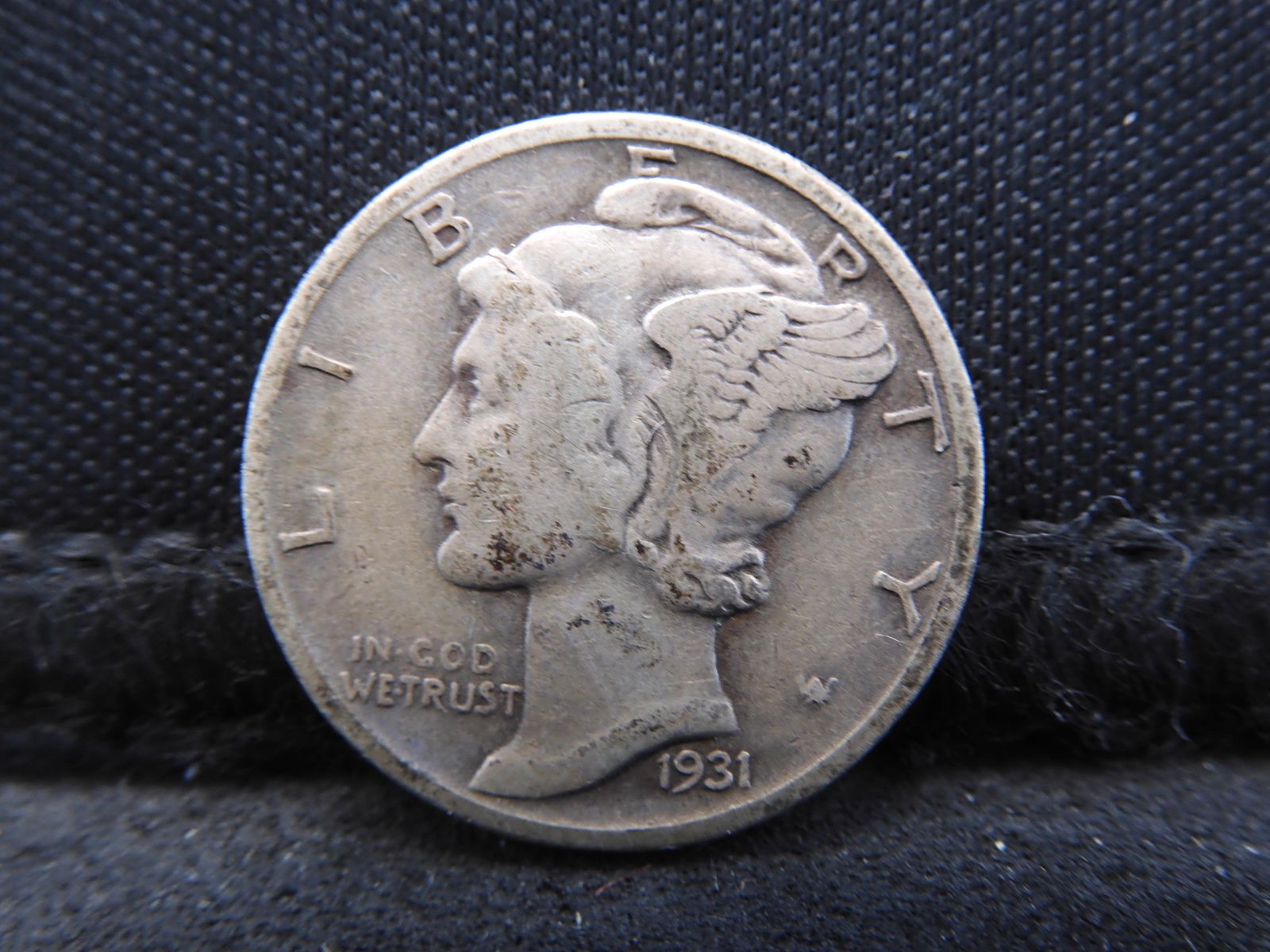 1931-S Mercury Silver Dime - Tough Date! (1 of 2)