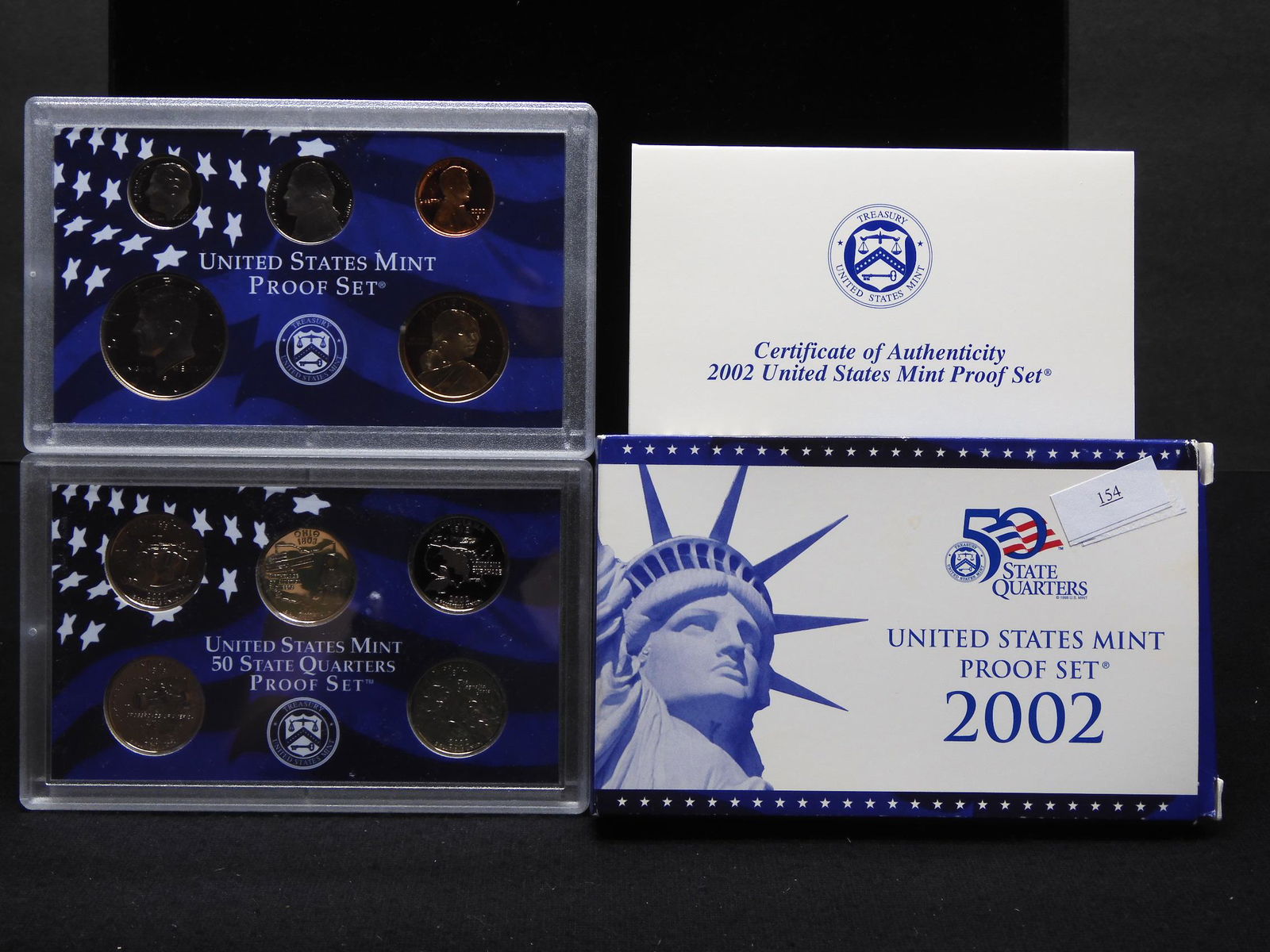 2002-S U.S. Mint  Proof Set OGP (1 of 6)