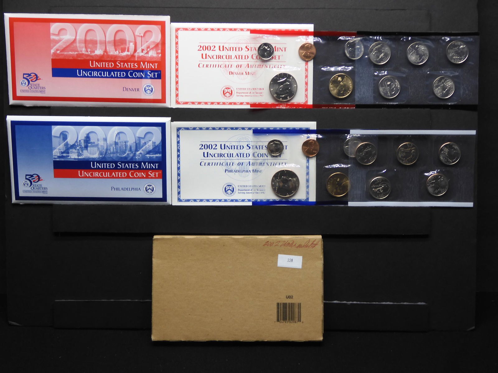 2002 U.S. Uncirculated P & D Mint Set OGP (1 of 11)