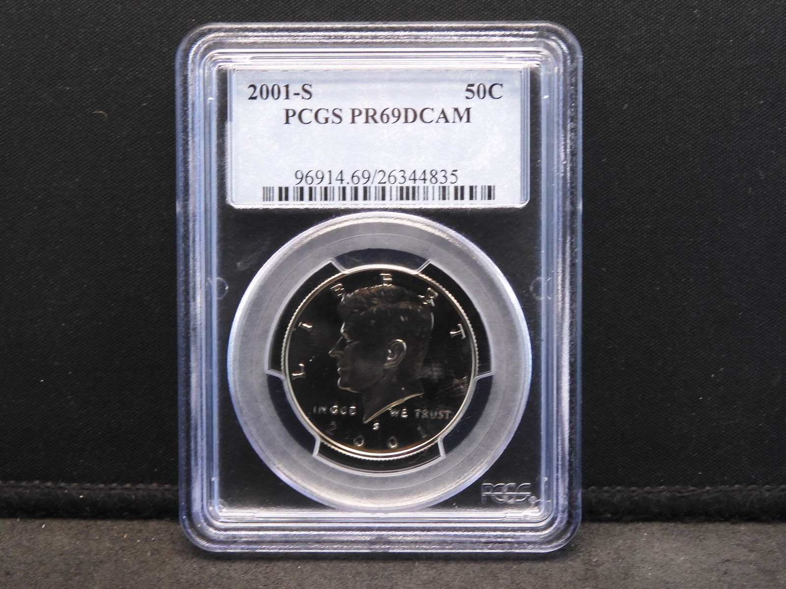2001-S PCGS PR69 DCAM Kennedy Half Dollar - Near (1 of 4)