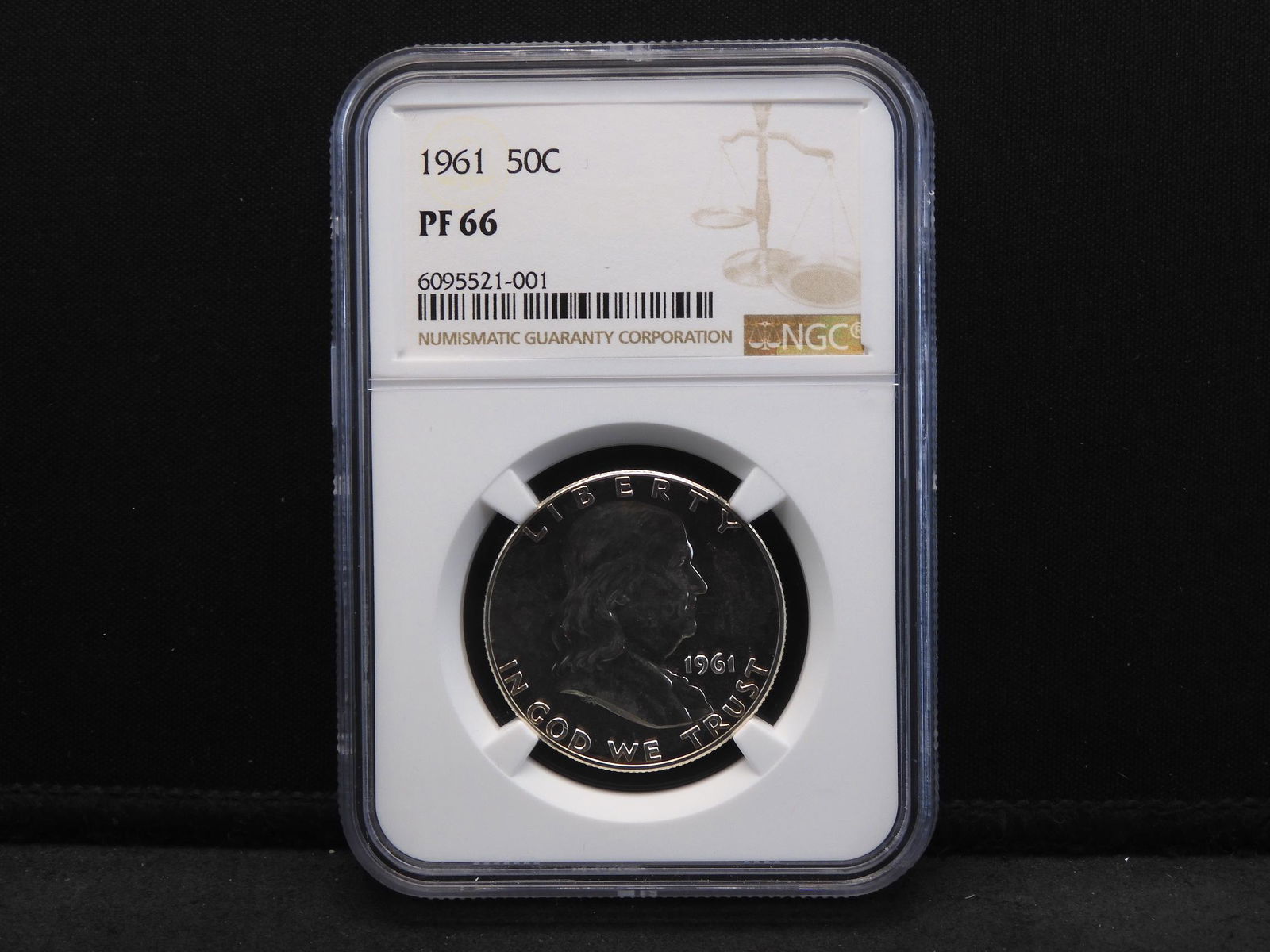 1961 NGC PF66 Franklin Silver Half Dollar - Bright! (1 of 4)