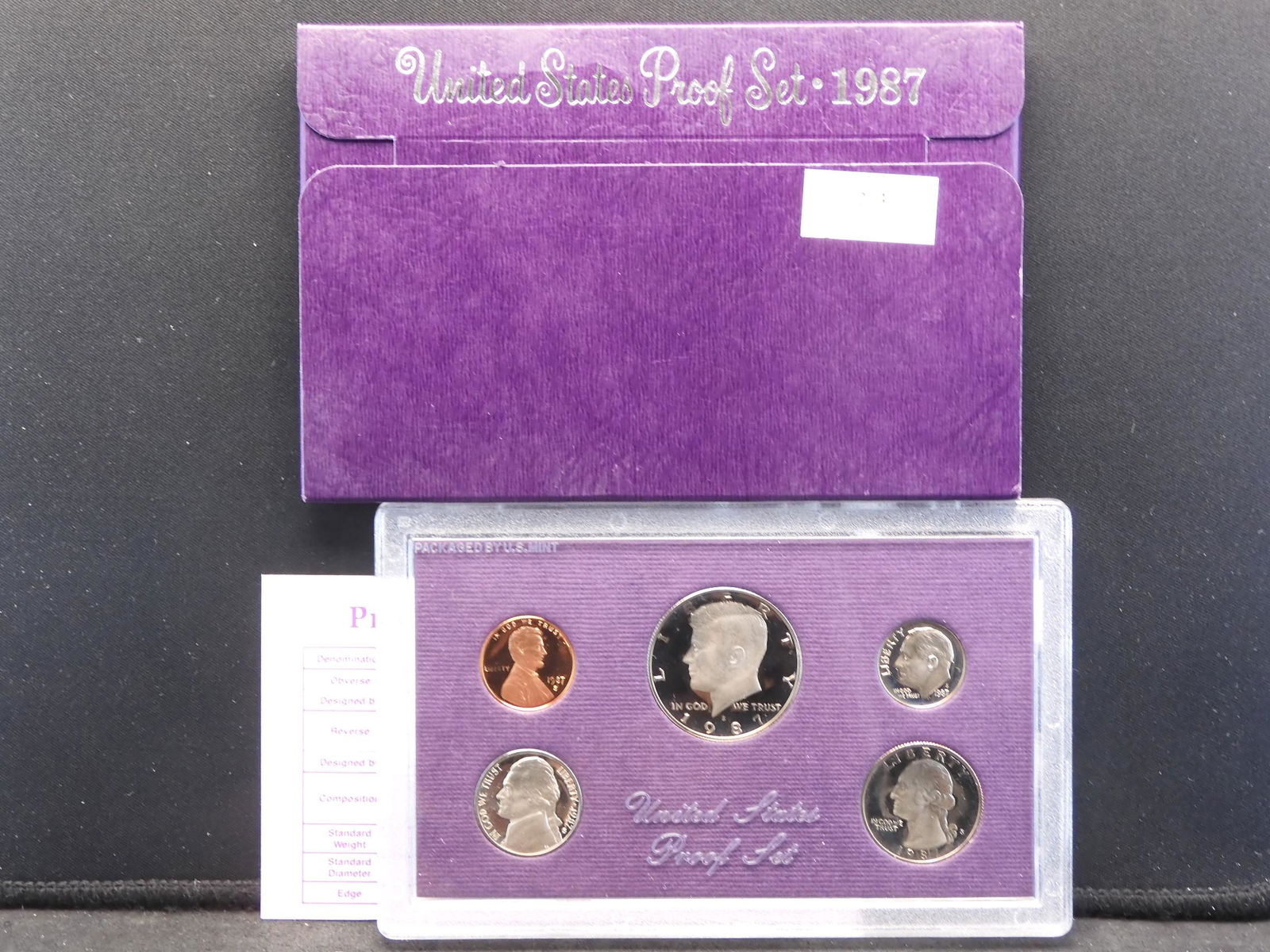 1987-S U.S. Proof Set OGP (1 of 4)