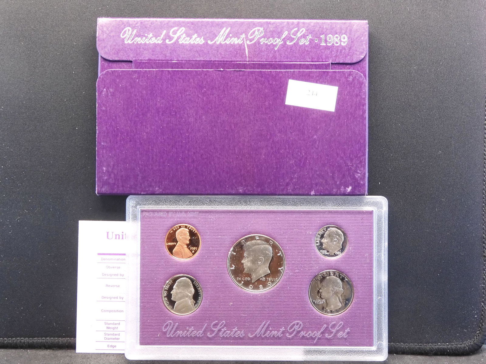 1989-S U.S. Mint Proof Set OGP (1 of 4)