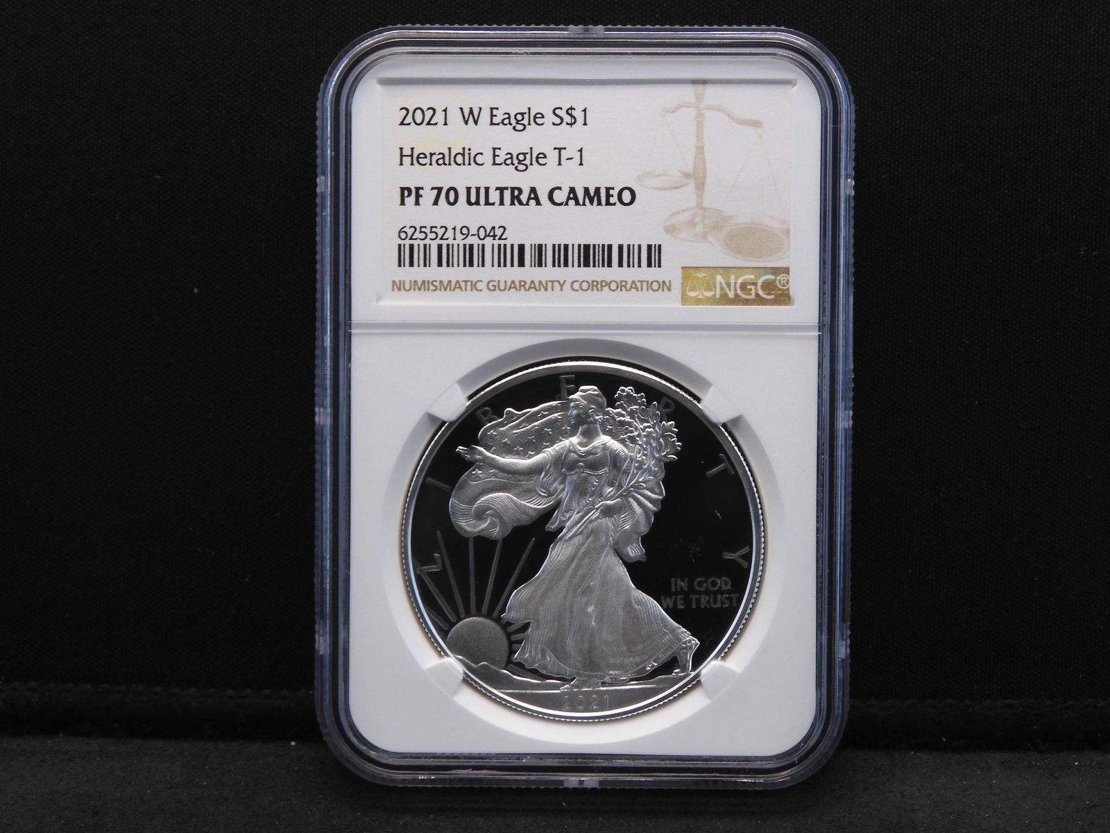 2021-W NGC PF70 Ultra Cameo Heraldic American Silver (1 of 4)