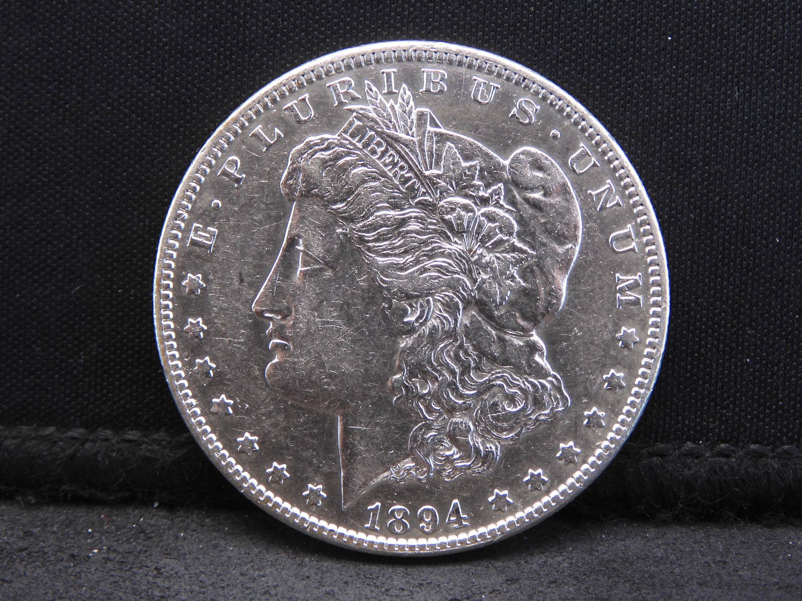 1894-S Morgan Silver Dollar AU+ Better Date (1 of 2)