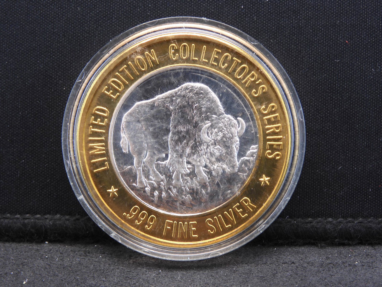 Casino Token - Limited Edition .999 Fine Silver Center: Casino Token - Limited Edition .999 Fine Silver Center - Northern Lights Casino - Carter, Wisconsin