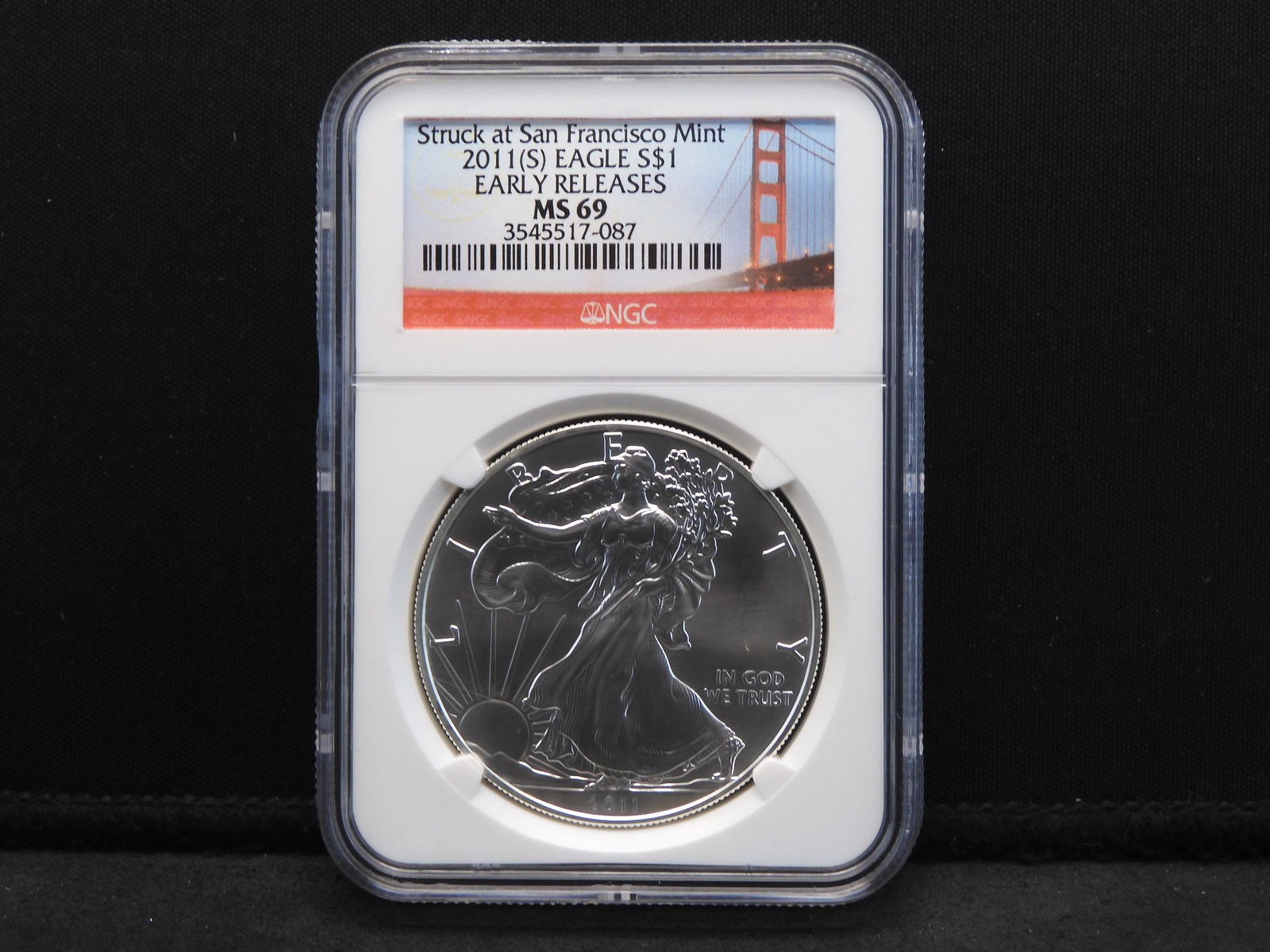 2011-S NGC MS69 Struck San Francisco Mint Early Release (1 of 4)