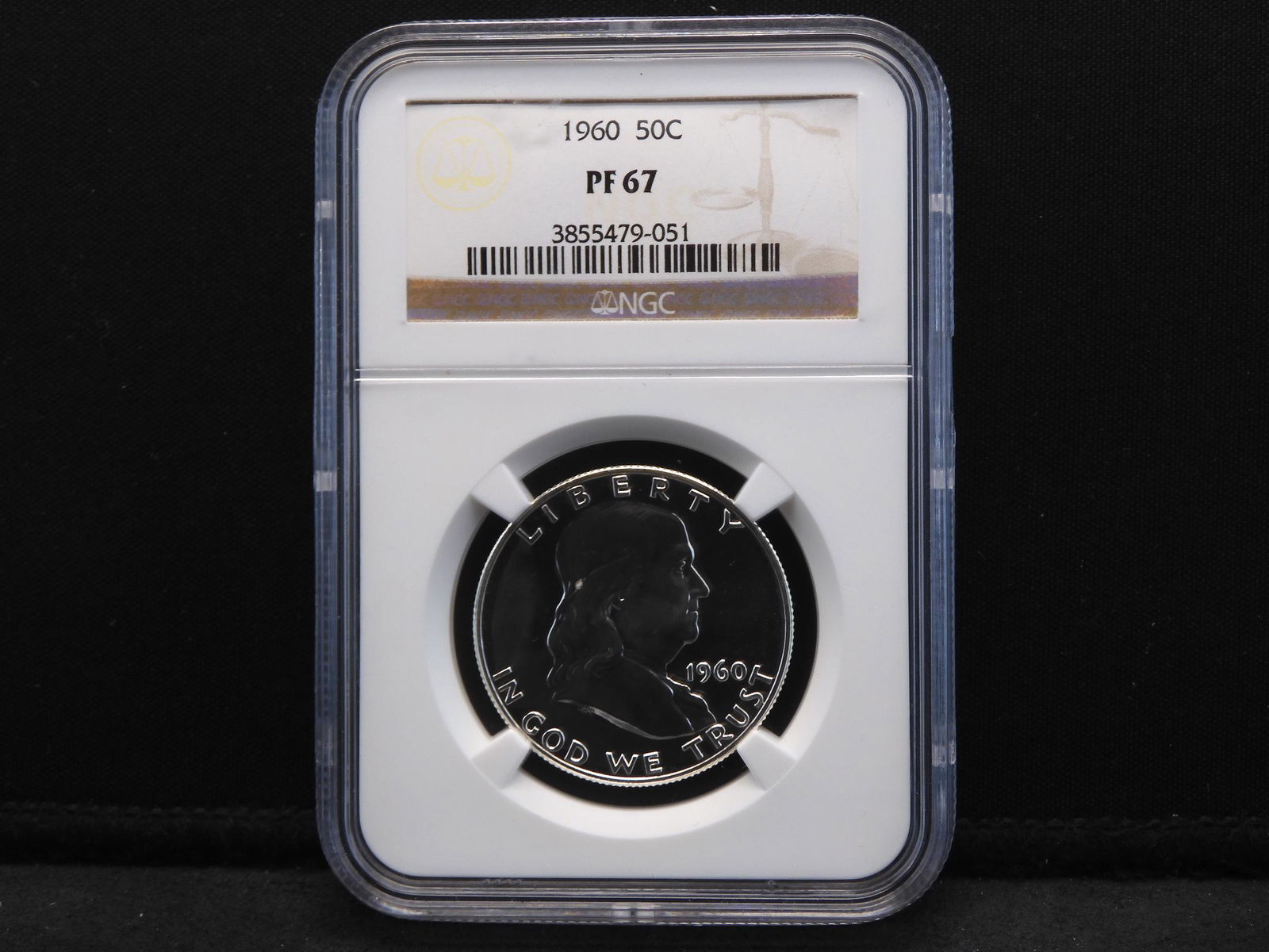 1960 NGC PF67 Franklin Silver Half Dollar - Proof! (1 of 4)