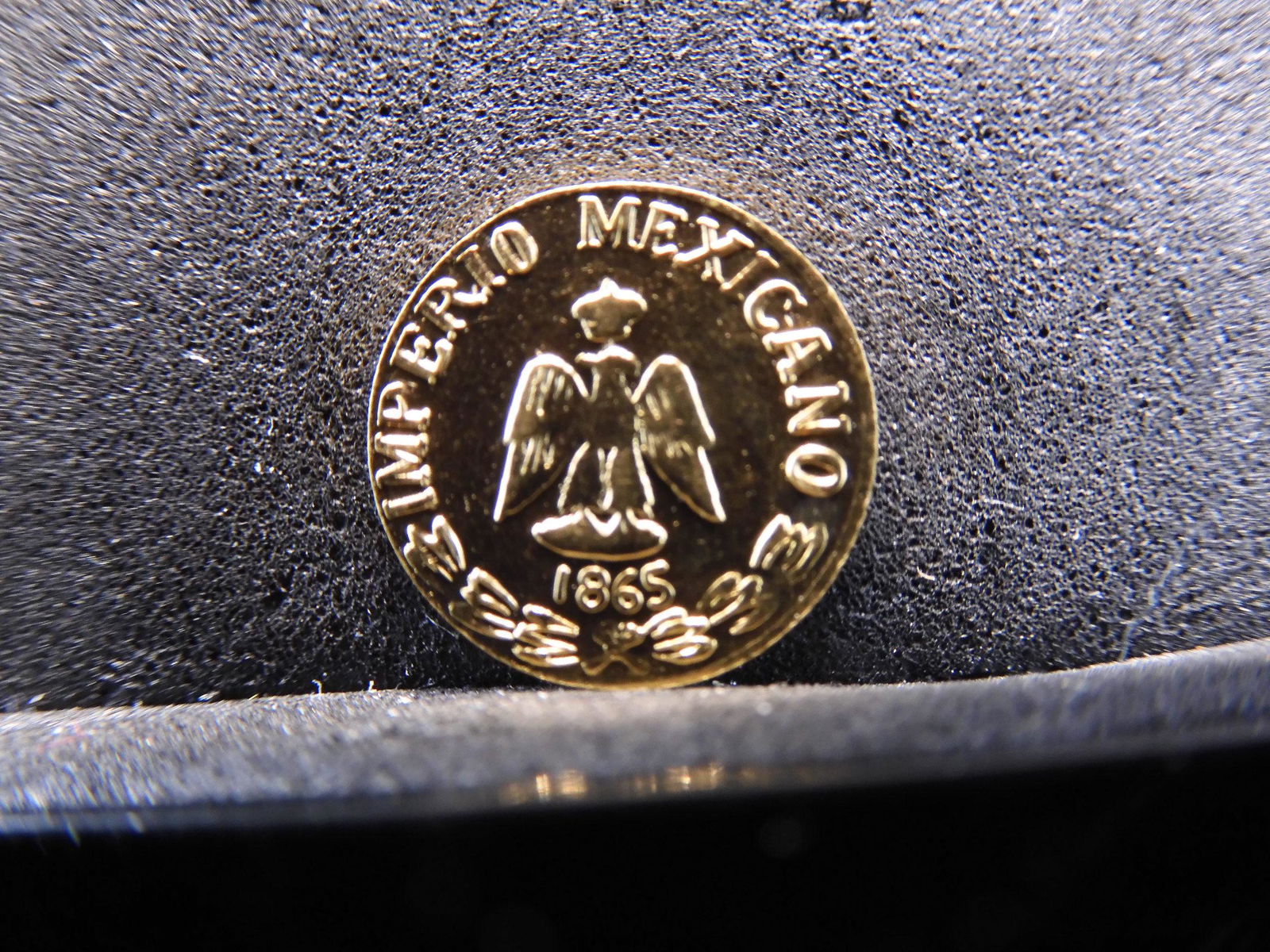 Solid Gold Mexico Maximiliano Round - Miniature 0.4 (1 of 3)
