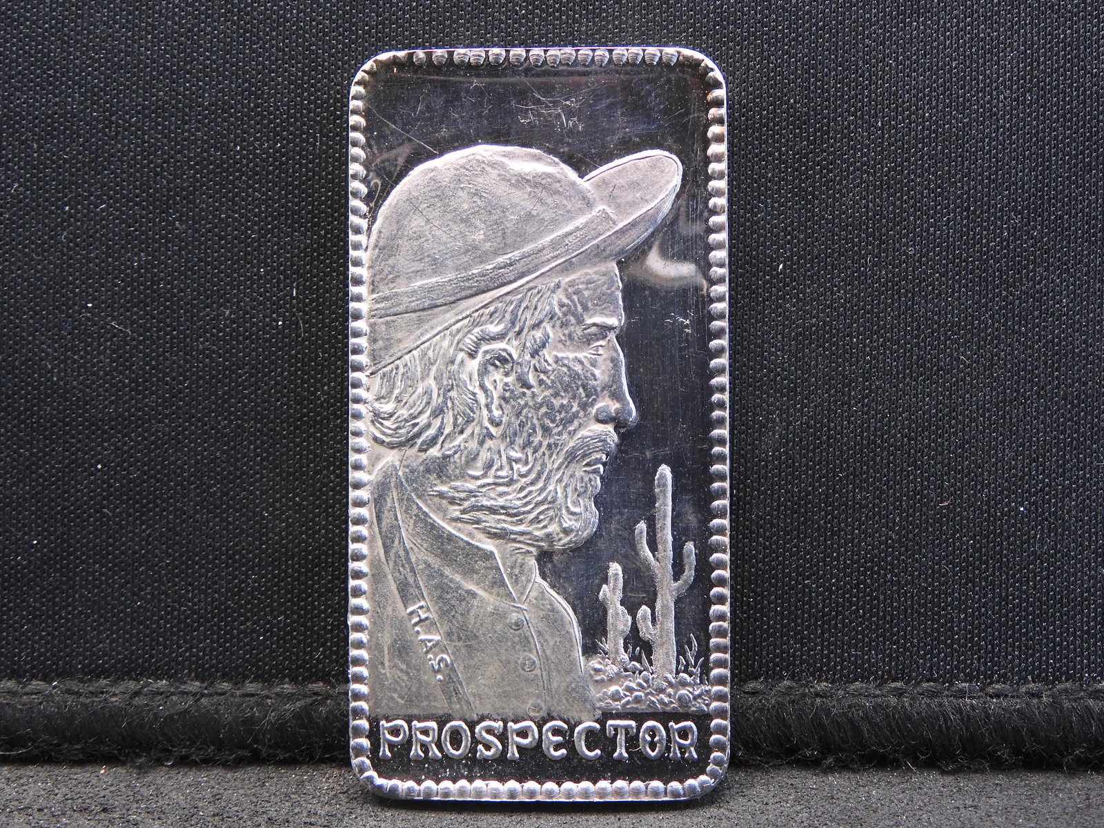 Vagabond Prospector One Troy Oz. 999 Fine Silver (1 of 2)